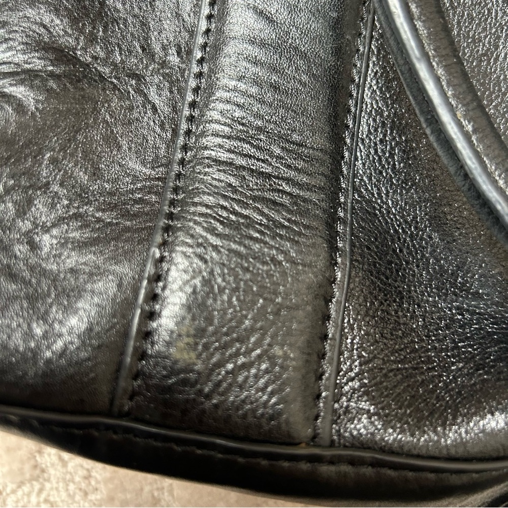 Wilsons Leather Black Computer Work Briefcase Bag - image 7